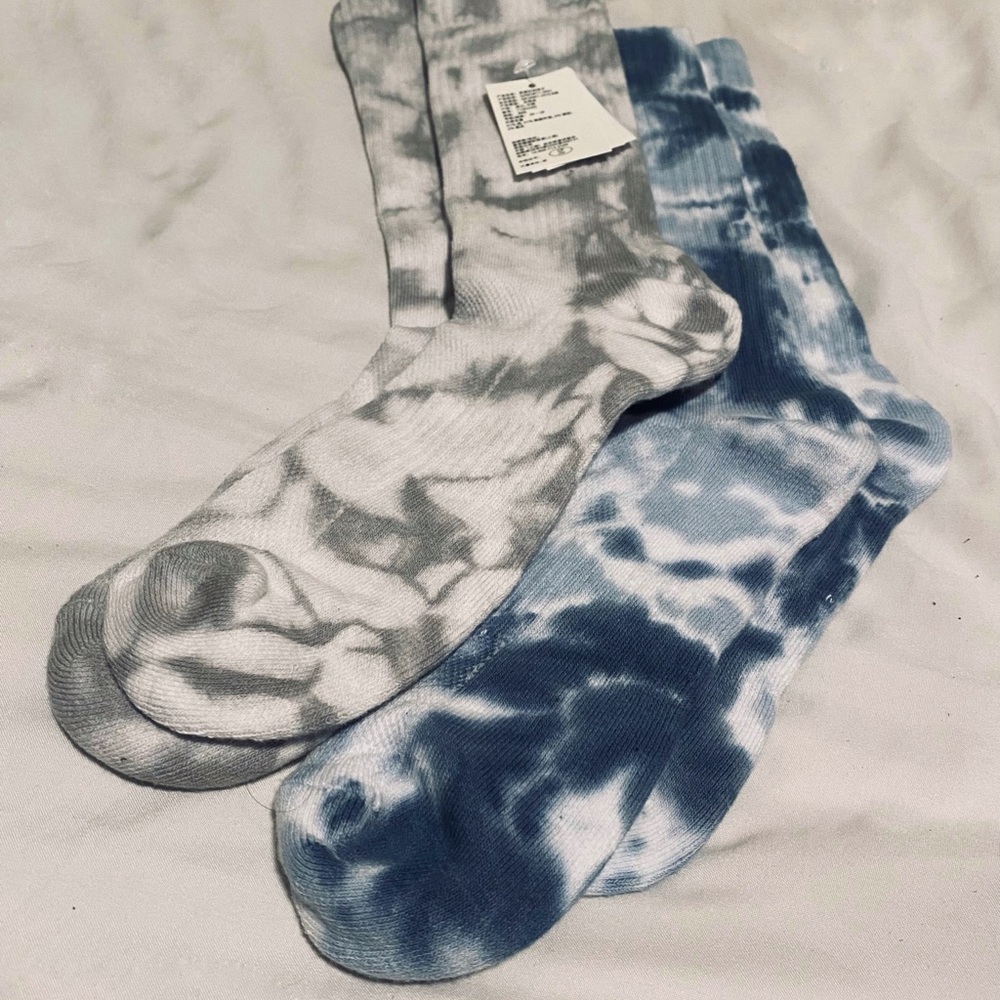 Space-dyed Crew Socks